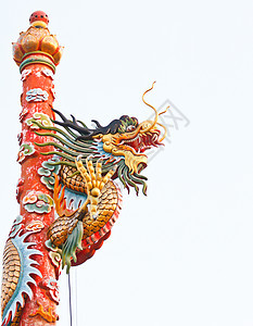中国风格的龙雕像传统节日信仰刺刀寺庙雕塑动物力量财富宗教图片