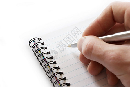 空白笔记本报告草图铅笔计划教育素描就业写作学习手指图片