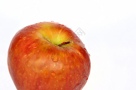 苹果营养饮食圆形水果白色食物红色果汁小吃图片