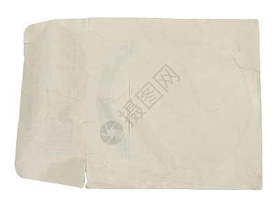 白色上孤立的旧纸页棕色空白羊皮纸古董框架图片