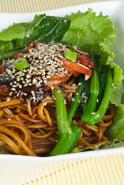 面条 炒炸鸡面街道玉米美食盘子炒面家禽食物炒锅美味豆芽图片