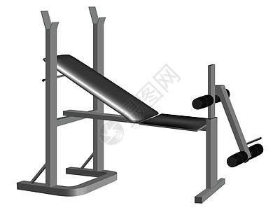重量提升装备机器肌肉健身房运动插图枕头有氧运动仪器蓝色建筑图片