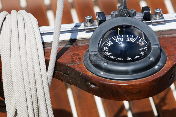 指南集游艇绳索木头航海索具甲板导航乐器帆船路线图片