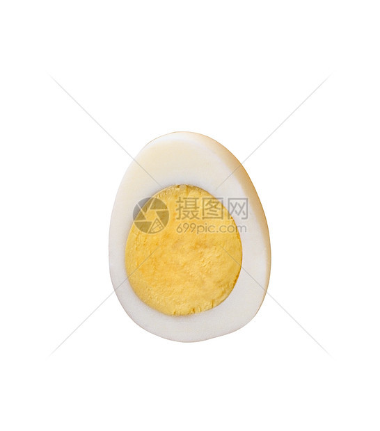 半个硬煮鸡蛋黄色工作室生活团体食品白色家禽艺术食物烹饪图片