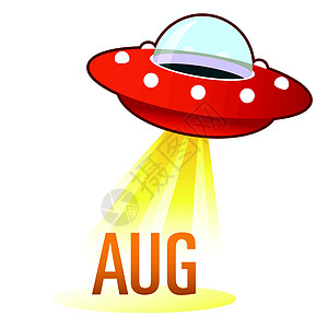 August UFO 按钮图片