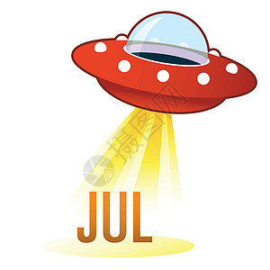 7月 UFO 按钮图片