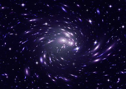 遥远的银河系轨道紫色星星天文学行星螺旋宇航员飞船太阳星系图片