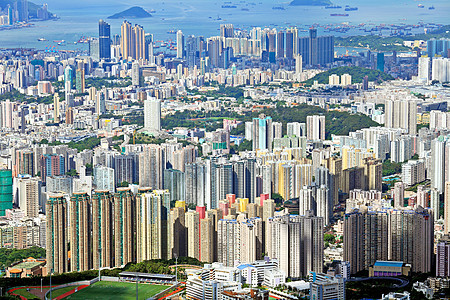 香港拥挤的大楼城市摩天大楼高楼窗帘不动产建筑学地板生活抵押住房图片