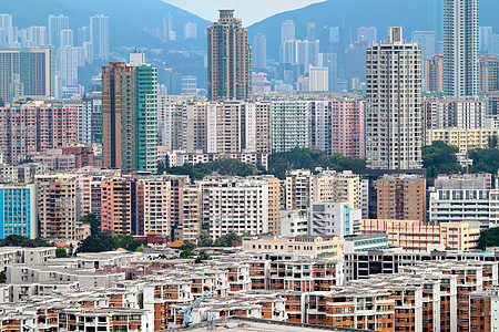 香港市中心风景大厦社区蓝色摩天大楼旅行戏剧性地标财产建筑学图片