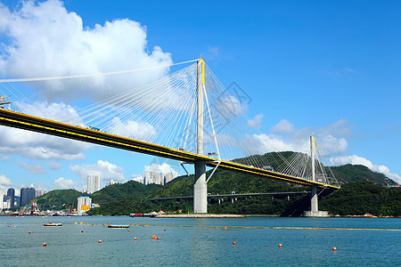 香港廷九桥运动射线速度天空海洋街道蓝色市中心场景景观图片