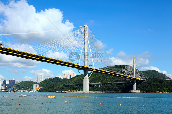 香港廷九桥运动射线速度天空海洋街道蓝色市中心场景景观图片