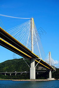 香港廷九桥海洋汽车街道交通场景市中心旅行运动车辆天空图片