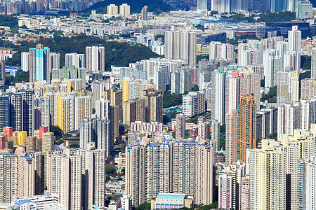 香港拥挤的大楼抵押窗帘城市窗户财产住房建筑学生活百叶窗高楼图片