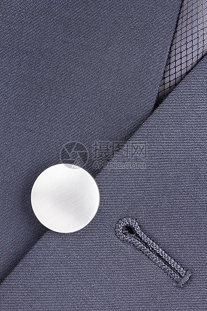 银按钮裁缝纺织品剪裁宏观套装夹克衣服棉布服装木炭图片