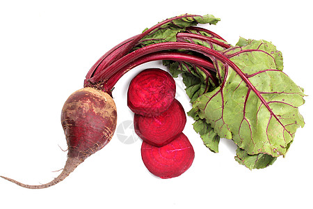 红甜菜红色蔬菜园艺食物美食紫色栗色树叶营养白色图片