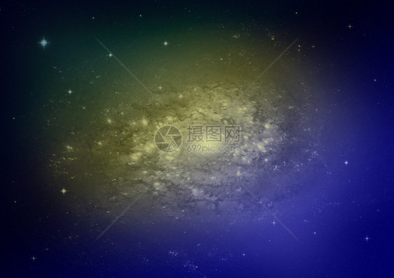遥远的螺旋星系光环飞船辉光星云宇宙天文学蓝色太阳星星宇航员图片