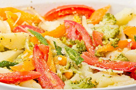 美味沙拉饮食洋葱午餐食物蔬菜健康绿色美食家健康饮食生活方式图片