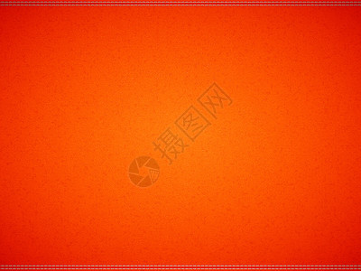 橙色缝线皮革背景图片