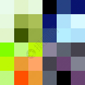 选中的四色模式选项蓝色条纹纺织品绿色黄色灰色图片