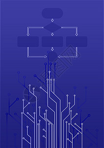 清空流程图图表流动插图网络商业蓝色表格盒子电子解决方案数据图片