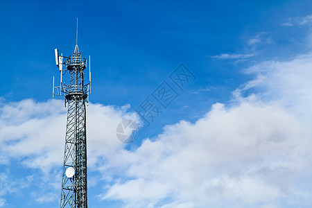 通讯塔电话卫星技术信号播送商业带宽接待天线电讯图片