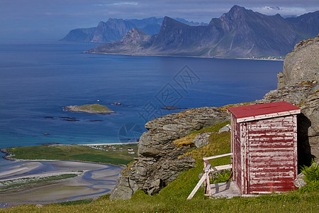 Lofoten 上的挪威全景图片