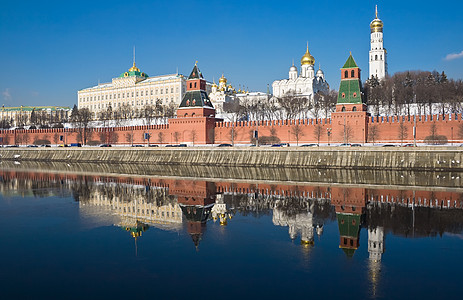 莫斯科首都旅游纪念碑建筑学建筑大天使大教堂宗教正方形圆顶图片