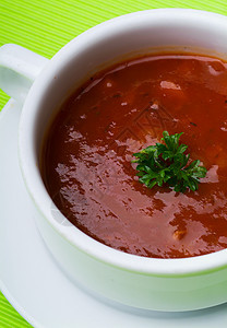西红茄汤 番茄汤背景美食勺子肉汤食物烹饪用餐味道草本植物餐厅香料图片