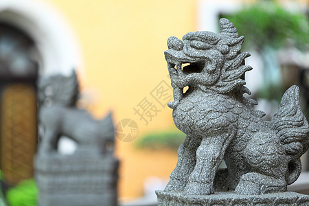 中国石狮狮子宽慰雕刻石头传统皇帝旅行摄影图腾宗教工艺图片