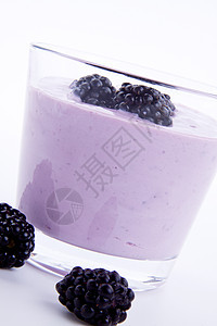 黑莓酸奶巧克力甜甜点被隔绝早餐营养茶点酸奶团体液体宏观产品冰沙浆果图片