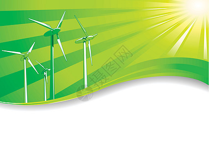 A 可再生能源风力涡轮机背景 8-10 3图片