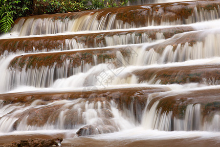 Pajaroen瀑布植物天堂叶子雨季旅游石头公园溪流假期旅行图片