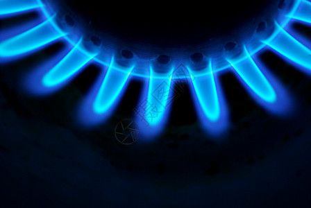 天然气气体烤箱厨房器具蓝色火炉烹饪戒指加热烧伤燃料图片