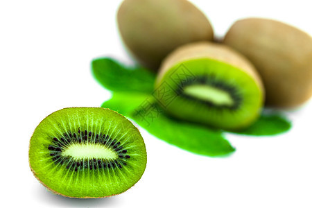 Kiwi 水果沙漠饮食营养宏观奇异果甜点美食种子热带异国图片