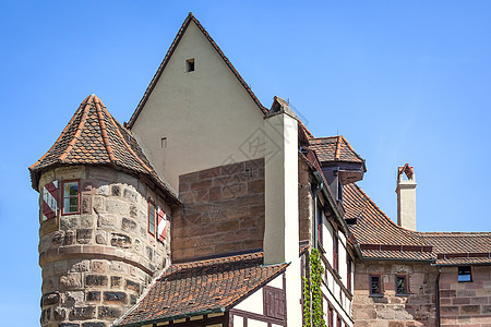 德国纽伦堡巴伐利亚城堡地标尖顶遗产正方形景观尖塔游客建筑奢华纪念碑图片