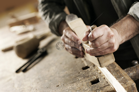 工匠的手工具工艺木工作坊艺术木头木材职业活动体力劳动者图片