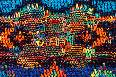 色彩多彩的汗毛编织纹理球衣纺织品衣服宏观针织针织品手工羊毛毛衣棉布图片