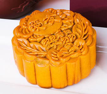 月饼 月饼上的中文词是前进 不是l小吃庆典文化传统节日食物甜点蛋糕糕点月亮图片