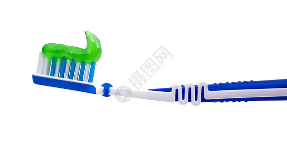 牙刷和牙膏凝胶白色药品打扫牙齿刷子塑料卫生生活彩虹图片