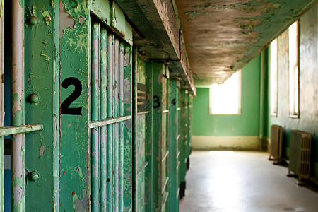 监狱牢房孤独惩罚历史性数字古董犯罪细胞刑事历史图片