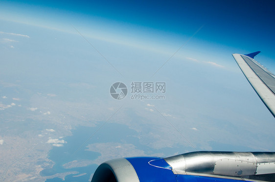 机翼和涡轮机力量引擎技术翅膀航天天线车辆地平线空气飞行图片