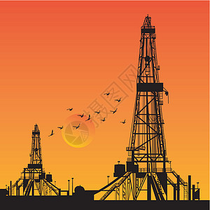石油钻井平台轮光图燃料钻孔技术气体商业建造管道原油钻头价格图片