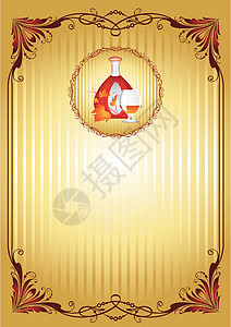 木头上的白兰地雕刻徽章酒精用餐藤蔓水果庆典艺术葡萄园玻璃雕刻图片