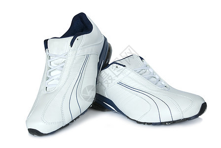 运动鞋橡皮肌肉蕾丝竞赛带子帆布白色健身房跑步衣服图片