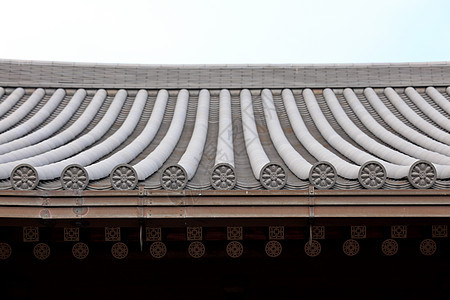 中国庙屋顶建筑学马赛克景观村庄功夫风景住宅黏土橙子寺庙图片