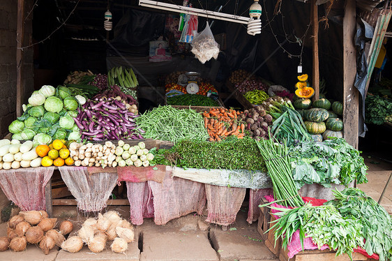 Sri lanka的小型蔬菜店图片