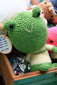 织布娃娃游戏微笑帽子工艺装饰玩具玩物女孩衣服手工图片