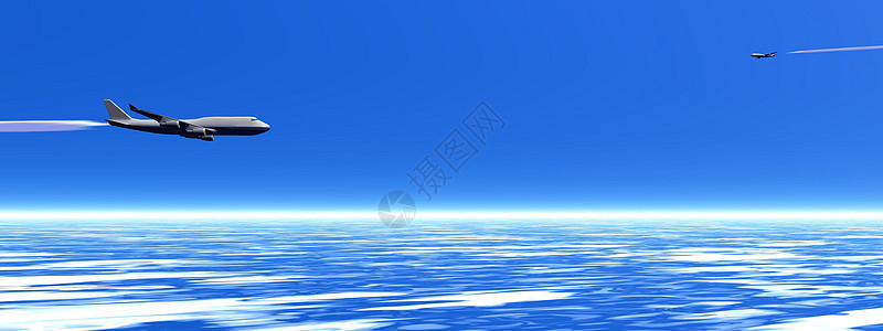 天空中的飞机运输卷云客机班级航班技术商业车辆航空阳光图片