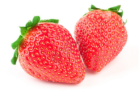 绿叶草莓白色绿色红色叶子小吃饮食种子水果食物甜点图片