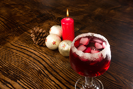 圣诞节拳玻璃静物酒精水平蜡烛红色图片